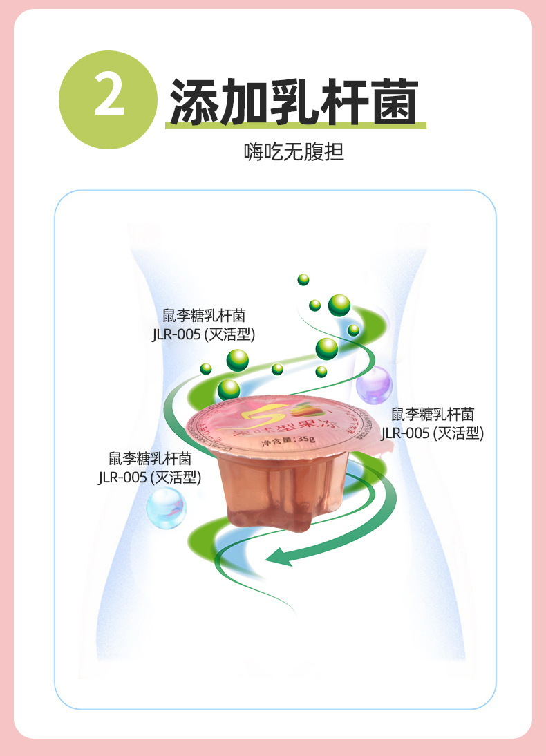 酵素果冻 益生菌果味果冻 酵素果冻加强版 蓝莓酵素果冻 酵素贴牌