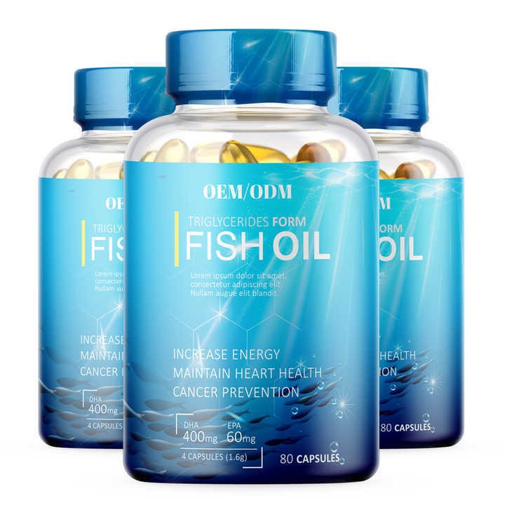 外贸定制深海鱼油软胶囊 DHA藻油南极磷虾油95%欧米伽凝胶糖果OEM