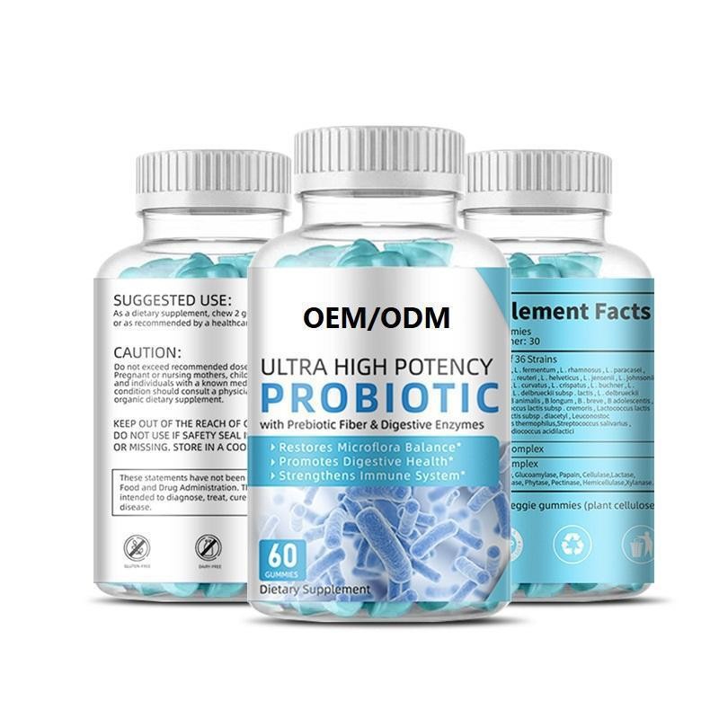 源头工厂跨境代工益生菌软糖ULTRA HIGH POTENCY外贸产品定制