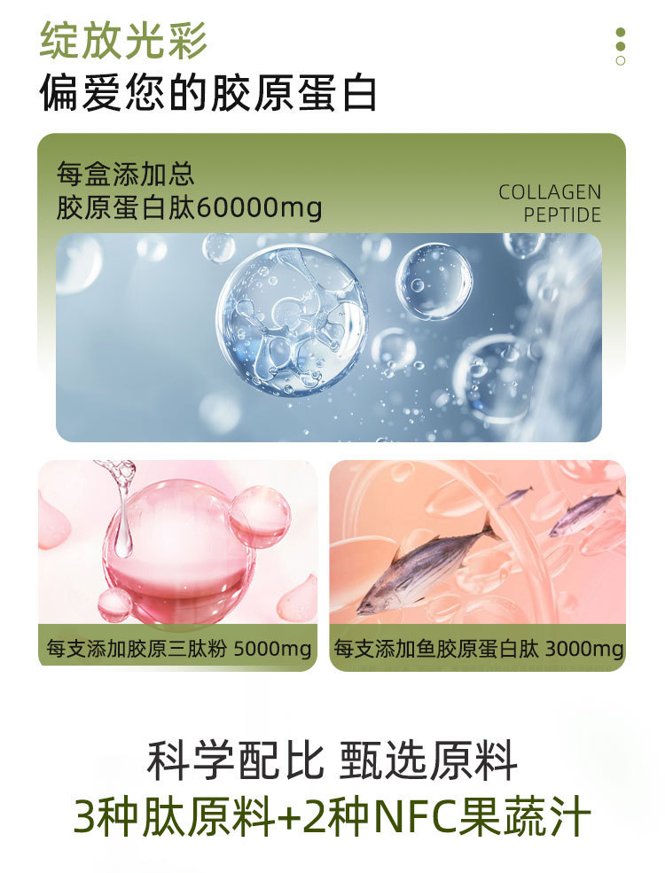 代加工PQQ鱼子酱蛋白胶原三肽烟酰胺胶原蛋白饮pqq胶原蛋白肽饮品