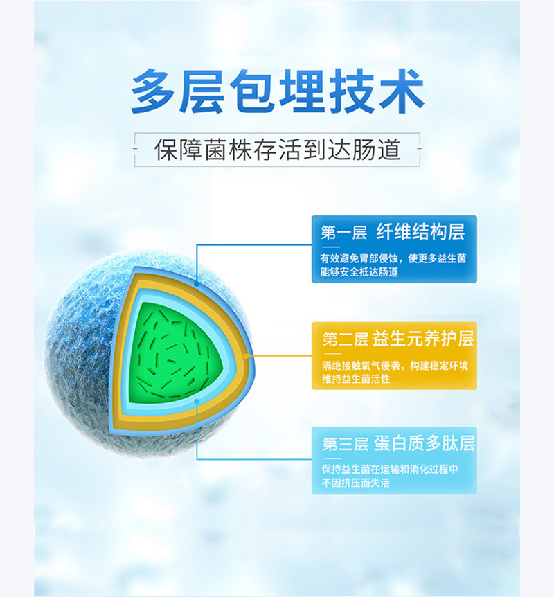 益生菌冻干粉 复合益生元酵素代加工固体饮料b420定制益生菌粉