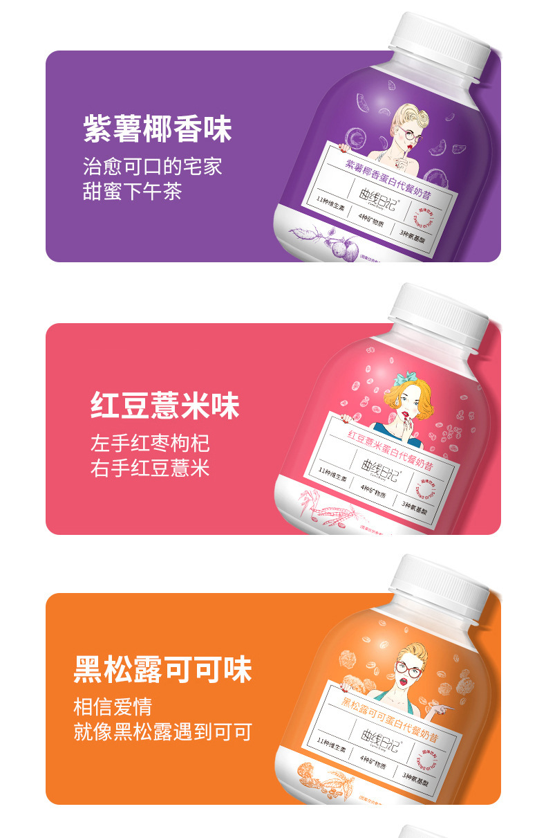 蛋白代餐奶昔代加工 代餐粉定制嚼嚼奶茶贴牌 膳食纤维代餐oem