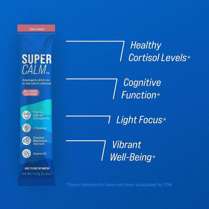跨境代工 Supercalm Powdered Drink超级莓粉胶囊粉末加工定制