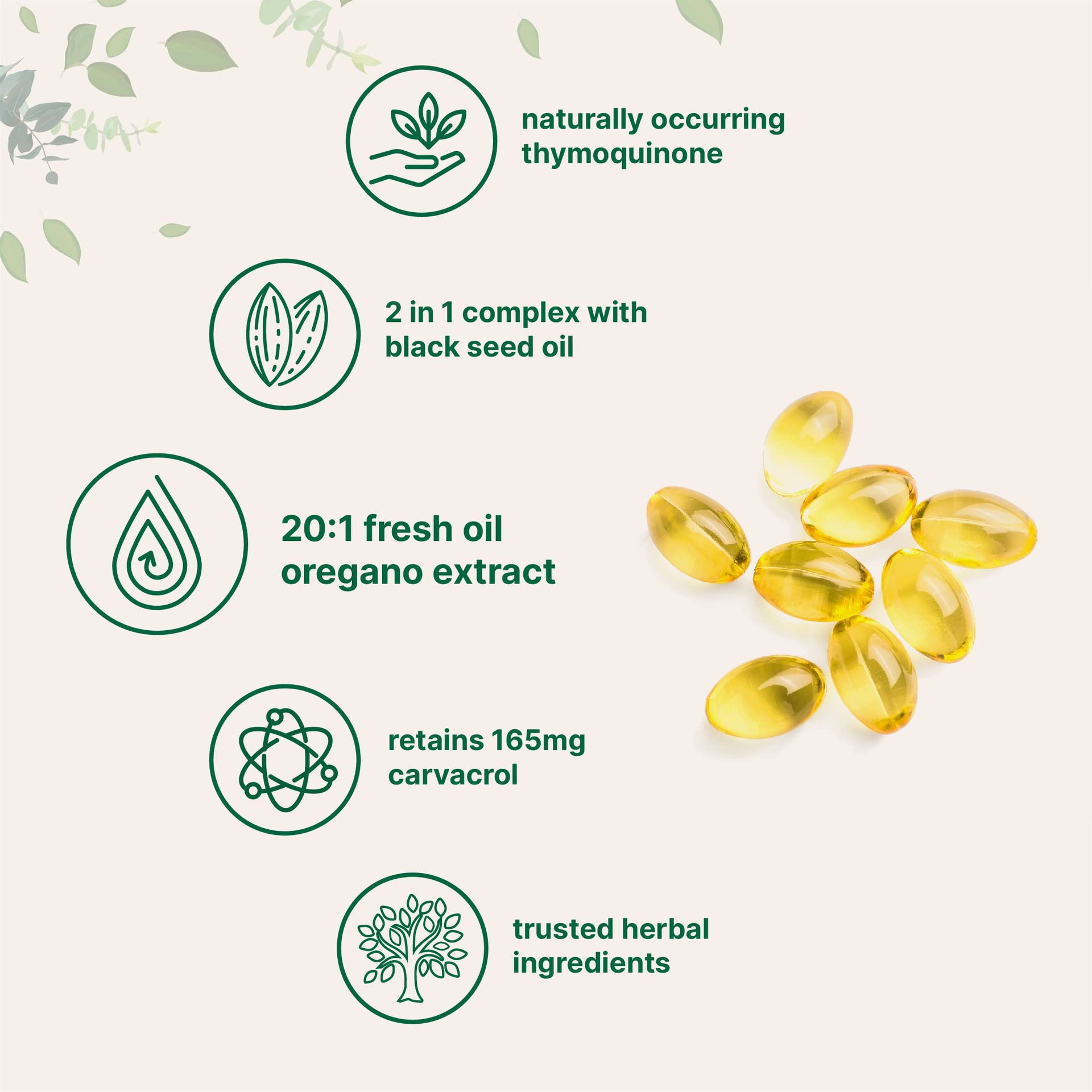 tk亚马逊跨境代工牛至油胶囊180粒定制Oregano Oil