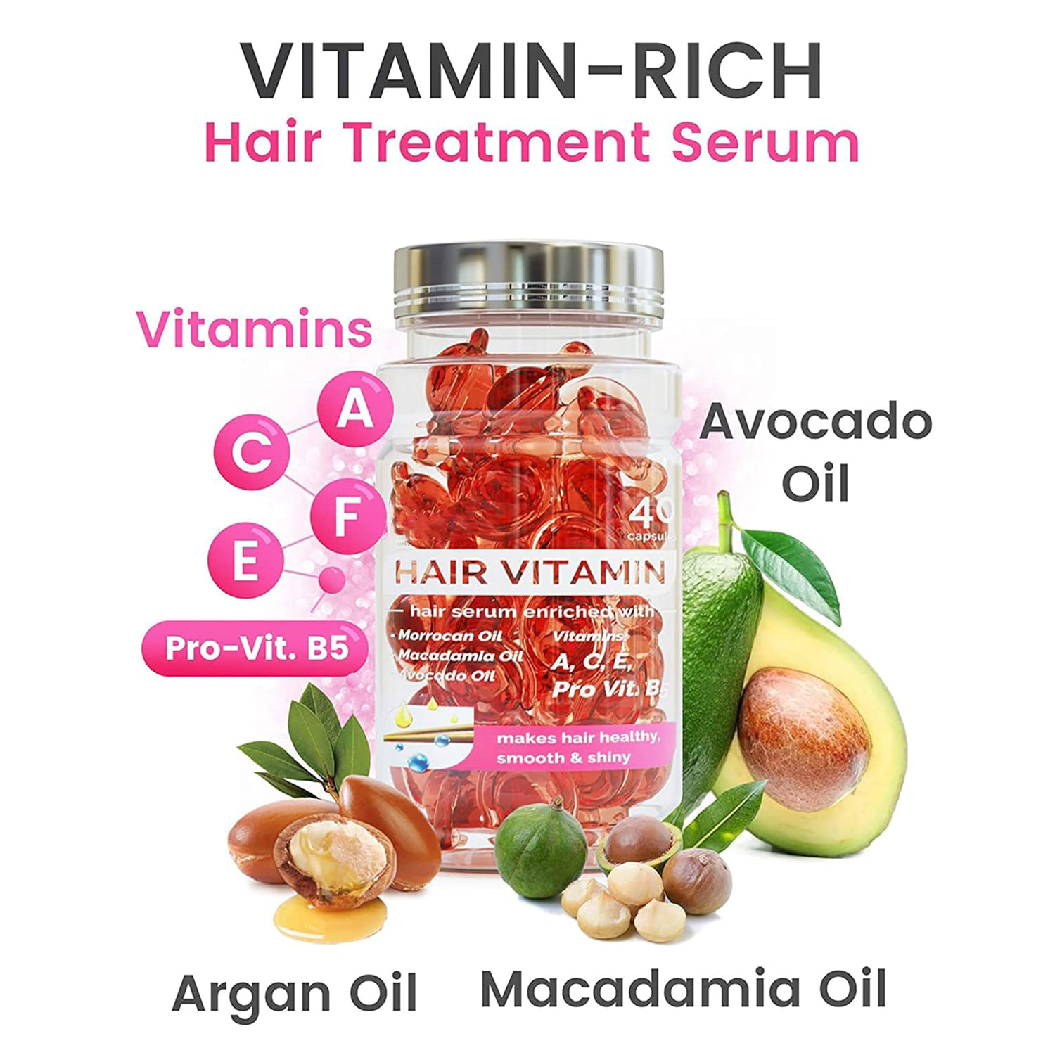 跨境代工ome 跨境专供 头发维生素精华 Hair Vitmin